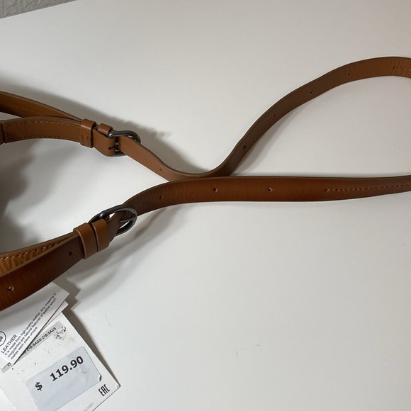 [NWT] Zara Die Cut Split Genuine Leather Bucket Bag - Picture 13 of 13